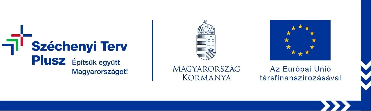 Széchenyi Terv Plusz – Az Európai Unió társfinanszírozásával. Tovább a projekt oldalára